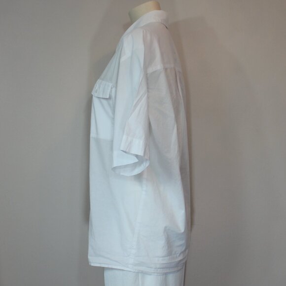 HERSKIND - Helle White  loose-fitted short sleeve Shirt size  EU36 /US Medium - Picture 6 of 8